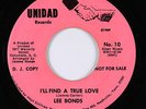 Deep Soul Funk 45 - Lee Bonds - I'll Find A True Love - Unidad - VG+ mp3