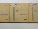 JACQUES DUMONT - J.S.BACH LES OEUVRES POUR VIOLON - BELVEDERE 1ST CLOTH PRESS NM