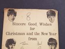 The Official Beatles Fan Club Flexi  Christmas Record  1963 LYN 492