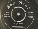 Winston Samuels Up and Down / Come What May  Original Ska Beat 1966 Top copy