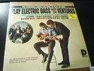 THE VENTURES PLAY  Electric Bass WITH VENTURES LP  DOLTON DEEP GROOVE