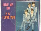 4 BEATLES 45s WITH SLEEVES - Love Me Do/Help/Ballad Of John & Yoko/Let It Be