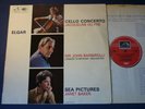 ELGAR - CELLO CONCERTO / SEA PICTURES LP, London S/O, Du Pre, Baker, EMI ASD 655