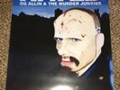 GG Allin Hated Documentary Movie Poster Murder Junkies ANTiSEEN RARE OUT OF PRIN