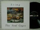 STING THE SOUL CAGES 1991 LP PICTURE & LYRIC W/INSERT EX+   NM Promo