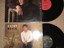 2 CLINT BLACK: Killin' Time  And Put Yourself In My Shoes LP SHRINK Country. Ex