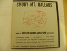 Bascom Lamar Lunsford Banjo 10-inch Lp Record Smoky Mt Ballads Folkways Booklet