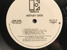 Mötley Crüe ?Too Fast For Love 1982 LP Elektra White Label Promo WLP VG+ Metal