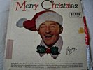 BING CROSBY MERRY CHRISTMAS VINYL LP ALBUM DECCA RECORDS SILVER BLACK LABEL VG+
