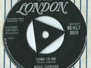 MARV JOHNSON - COME TO ME / WHISPER  LONDON TRI-CENTRE 1958  FIRST US TAMLA 45