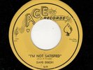 NOLA BLUES-DAVE DIXON-ACE 519-I'M NOT SATISFIED/FEELING SO LOW