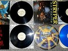4 STRYPER RECORDS - Yellow & Black BLUE VINYL, To Hell BOTH COVERS, Honestly 12