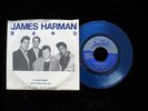 JAMES HARMAN BAND- ALL NIGHT BOOGIE BLUE VINYL 45 HOLLYWOOD FATS BLUES ROCK MINT
