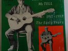 BLIND WILLIE McTELL 1927-33 (The Early Years) Original US LP Yazoo Country Blues