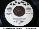 ? JANIE GRANT promo 'My Heart Your Heart' Wigan Oldie Northern Soul 45 HEAR