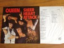 QUEEN . Sheer Heart Attack LP Germany 70s rare Freddie Mercury Bohemian Rhapsody