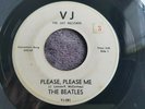The Beatles 45 record PLEASE PLEASE ME Vee Jay 1964 White Labels