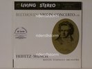 LSC-1992 Beethoven Violin Concerto Heifetz Munch Classic 180 Gram 45 RPM 4 LP