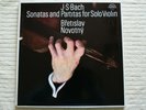 NOVOTNY BACH SONATAS & PARTITAS SOLO VIOLIN SUPRAPHON STEREO 3 LP BOX CZECH EX