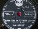 ELVIS PRESLEY santa bring my baby back to me  RCA  78rpm rock n roll