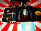 KISS ACE FREHLEY 1978 US 1st SOLO LP+POSTER+MERCH FORM NO SAW CUTS/HOLES Purple