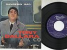 TONY DALLARA disco EP 45 giri MADE in ITALY Sanremo 1960 Eurovision ROMANTICA