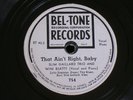 Wini Beatty-Slim Gaillard/That Ain't Right Baby-Morning Boogie/Bel-Tone 754/V/V+