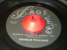 CHARLIE WILLIAMS Lorena / Playing Guitar 45 RECORD ROCKABILLY SAGE RECORDS