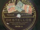 IGNACIO CORSINI - 78 RPM - DESTELLOS / TRAGO AMARGO - DISCO NACIONAL 18436