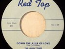 RED TOP 108 Quin-Tones Orig RARE R&B 45 Near Mint Down The Aisle of Love