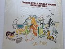 CSNY So Far (SD 19119) Crosby Stills Nash Young Greatest Hits Sticker Shrink LP