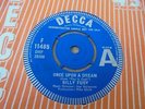 Billy Fury - Once Upon A Dream 1962 UK 45 DECCA DEMO