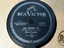 ELVIS PRESLEY 78 RPM “ALL SHOOK UP/THAT’S WHEN YOUR HEARTACHES BEGIN”, 1957