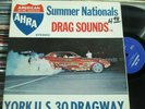 SUMMER NATIONALS DRAG SOUNDS lp AHRA Hot Rod sounds and race narration '71