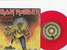 IRON MAIDEN   NUMBER OF THE BEAST   1982 UK EMI    RED VINYL ORIGINAL w/PIC SLV