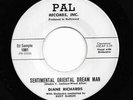Exotica Popcorn Jazz Vocal 45 DIANE RICHARDS Sentimental Oriental Dream Man Pal