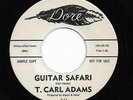 Mod Surf Popcorn Instro 45 T. CARL ADAMS Guitar Safari/Rammer Jammer Dore WLP