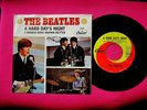THE BEATLES  A Hard Day's Night - clean 45 rpm with Picture Sleeve Capitol 5222