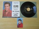 Elvis 45rpm record & Sleeve, I'm Yours/It's A Long Lonely Highway, RCA Calendar