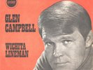 GLEN CAMPBELL--IRISH WRAP AROUND PICTURE SLEEVE+45--(WICHITA LINEMAN)PS-PIC-1968