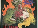 SAVAGE THRUST -EAT’ EM RAW- VERY RARE MEXICAN LP THRASH