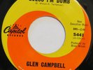 GLEN CAMPBELL Guess I’m Dumb 45 CAPITOL 5441 Brian Wilson 1965 HEAR