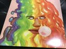 BLACK MOTH SUPER RAINBOW Dandelion gum 2LP White vinyl with pink streaks