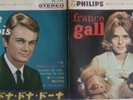 33T QUATRE TITRES FORMAT 45T FRANCE GALL/CLAUDE FRANÇOIS JAPONAIS ORIGINAL JAPON