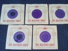 ELVIS PRESLEY 5 x HMV GOLD LABEL 45`s   Inc Heartbreak Hotel .. Blue Sued Shoes.