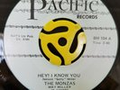 SWEET SOUL 45-Monzas-Hey I Know You-Pacific M- HEAR