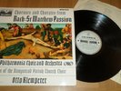 SAX 2525 BACH OTTO KLEMPERER ST MATTHEW PASSION' COLUMBIA 1962 UK STEREO ISSUE