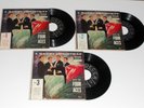 THE FOUR ACES A Merry Christmas with SET of 45's Decca Part 1 2 3 45 rpm RARE