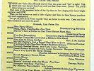 NEW VICTOR RACE RECORDS Catalogue 1927  2 pages, front and back, rare VG++