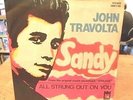 John Travolta Sandy b/w All Strung Out On You Italian Import 45 RPM